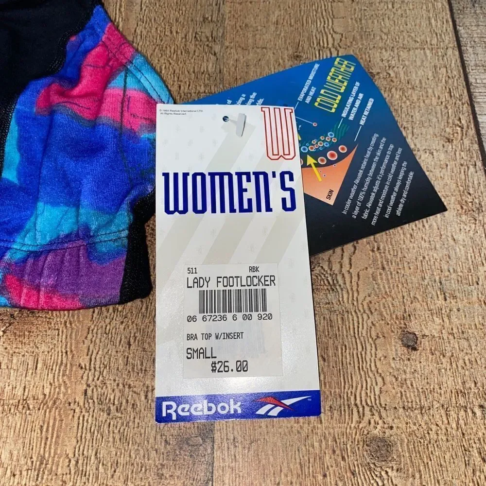 💜 Reebok sports bra size small Nwt